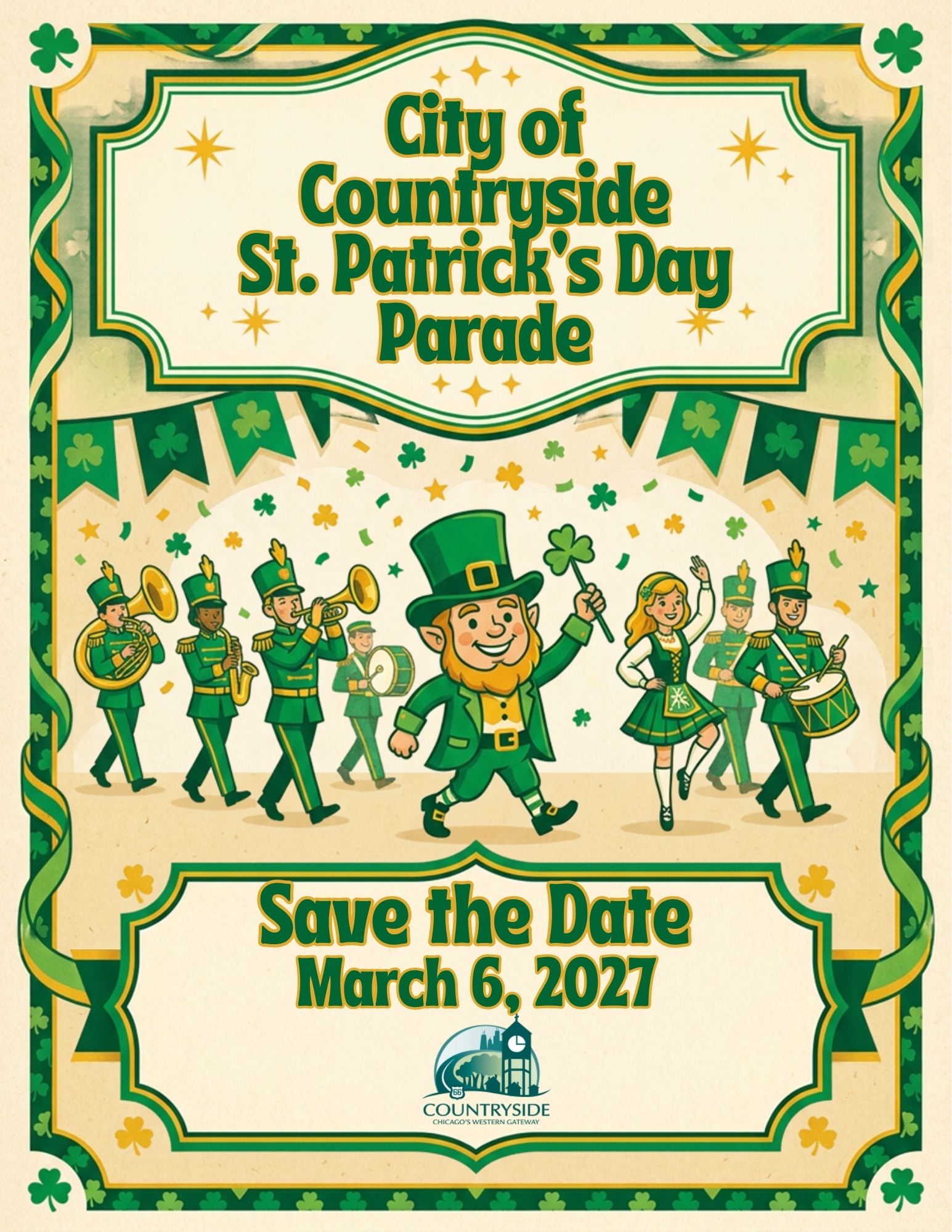 Halfway to St. Patrick’s Day Parade flyer